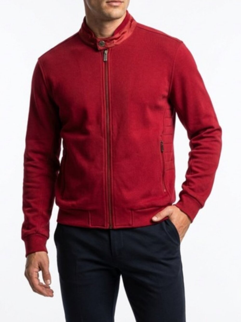 Zegna Sport full zip jacket red men's size M